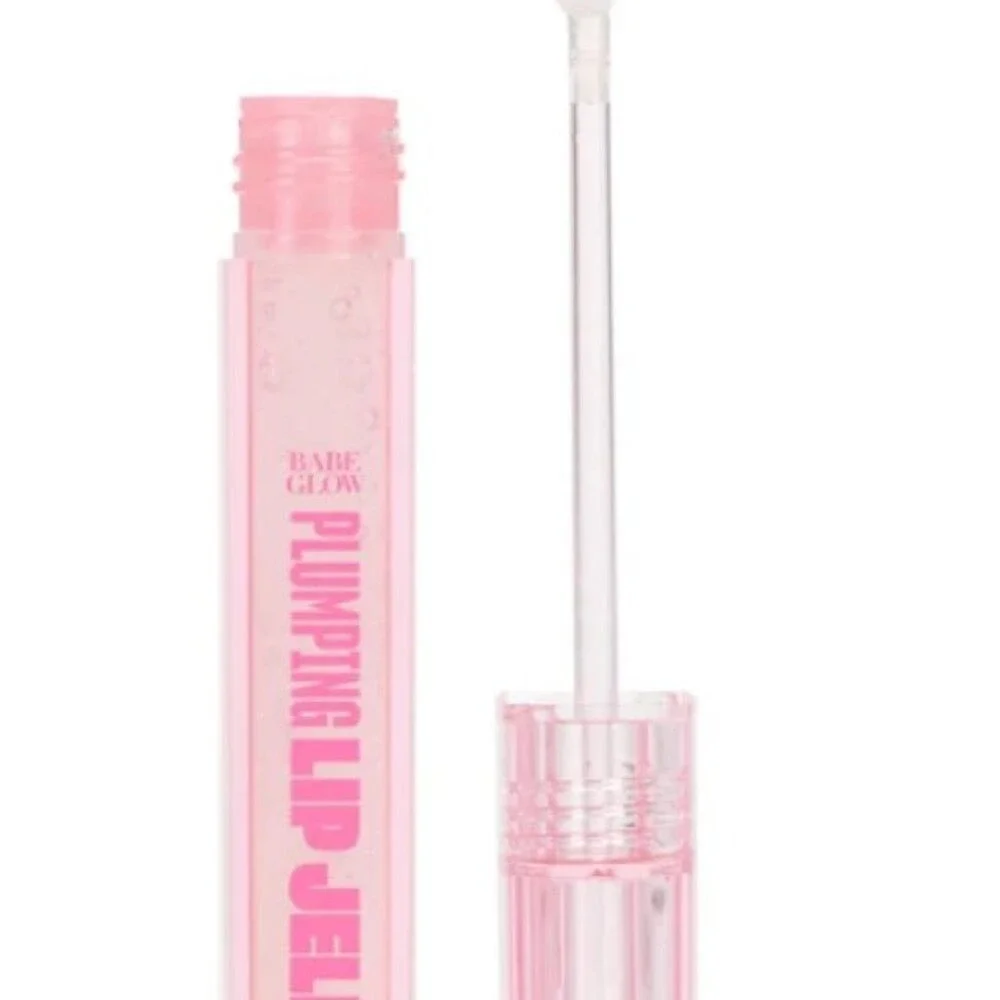 Babe Original Glow Plumping Lip Jelly Clear 0.14 oz NIB‎ Set of 2